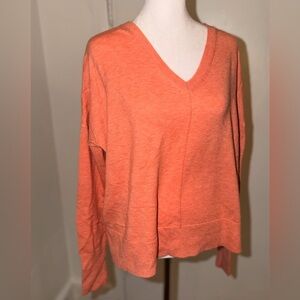 Kerisma V-Neck Coral Sweatshirt